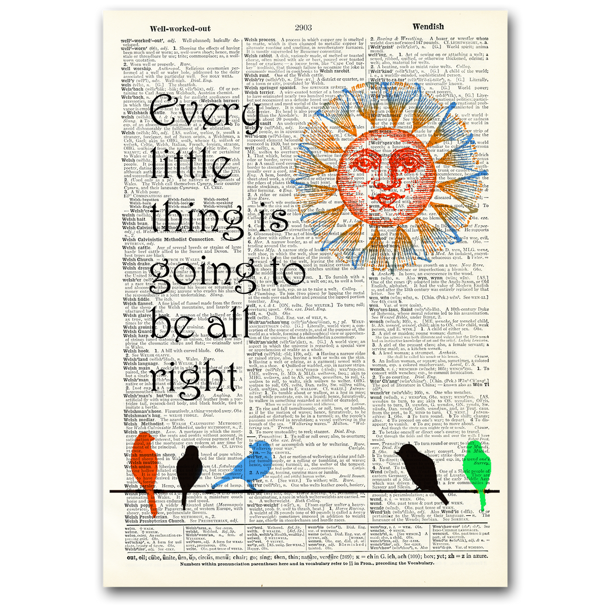 Art | Dictionary Page | Vintage | Every little thing