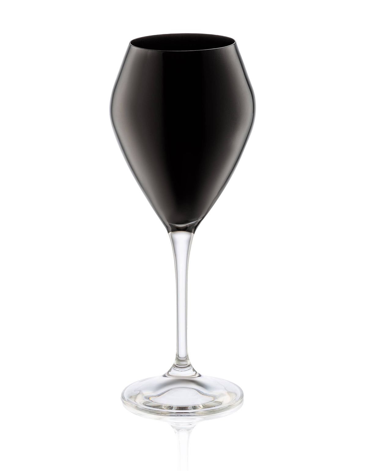Black Wine Glass