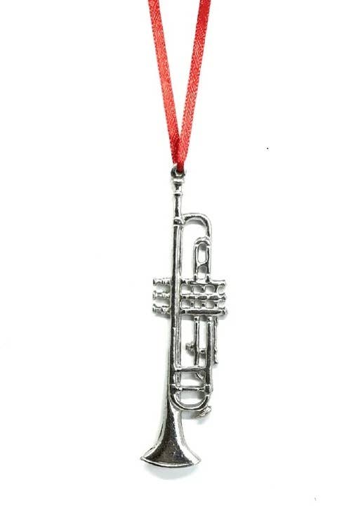Handmade Music Christmas Ornament - Trumpet
