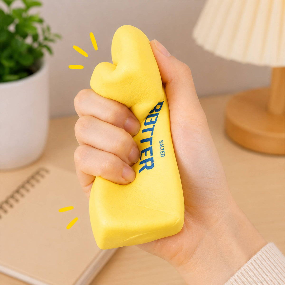 Big Butter Squishy – Jumbo Slow-Rise Squeeze Display