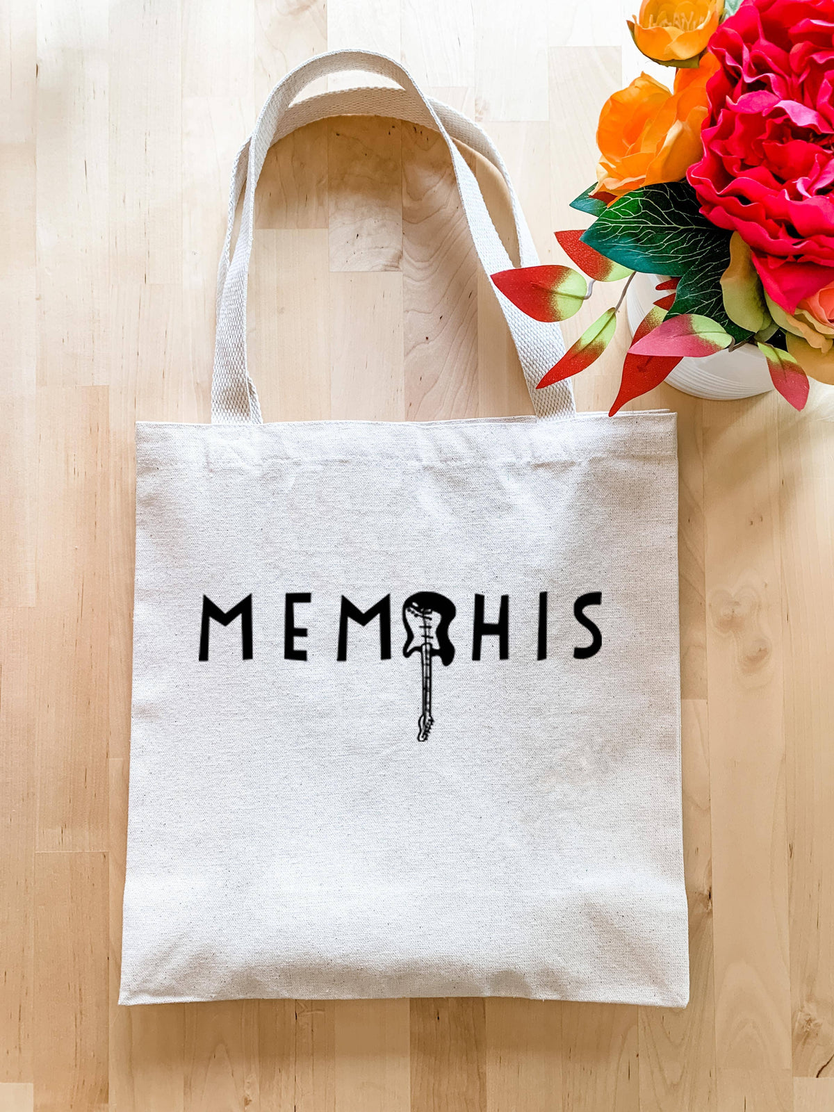 Memphis TN (Guitar) - Tote Bags