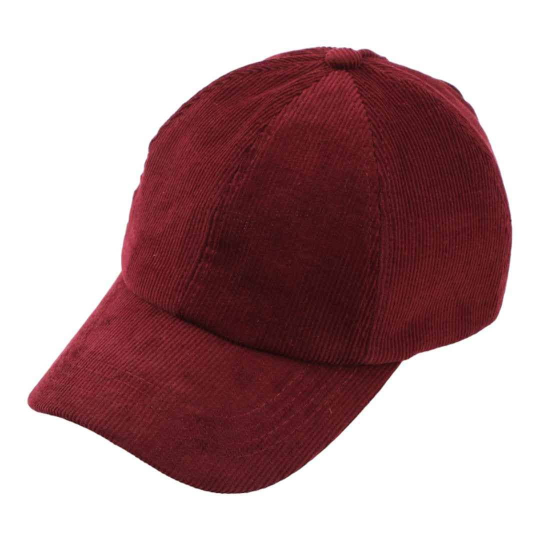 Corduroy Criss Cross Pony Cap