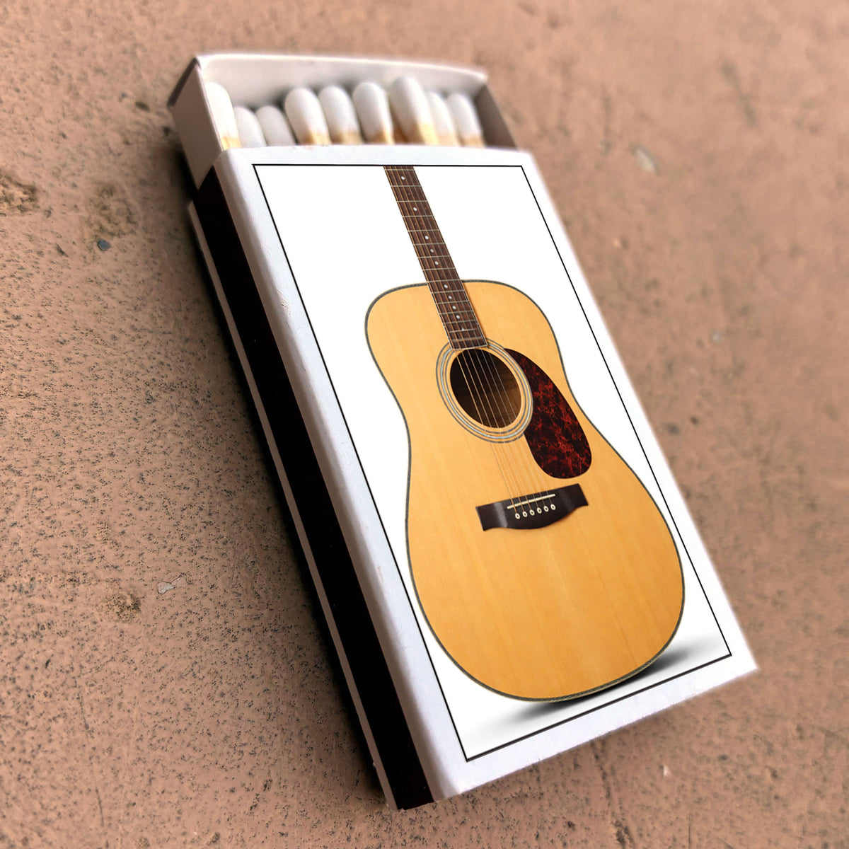 Matches • Acoustic Guitar • Home Decor for Candles &amp; Incense