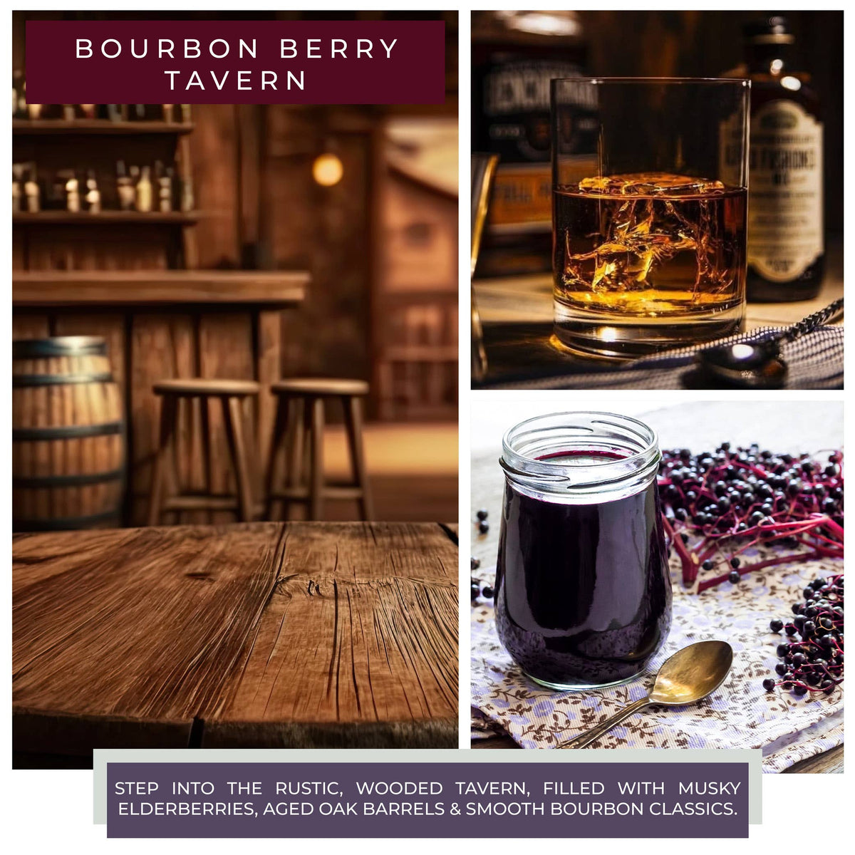 Bourbon Berry Tavern KOTL Papa Candle (34oz.) – Bourbon Berry Tavern