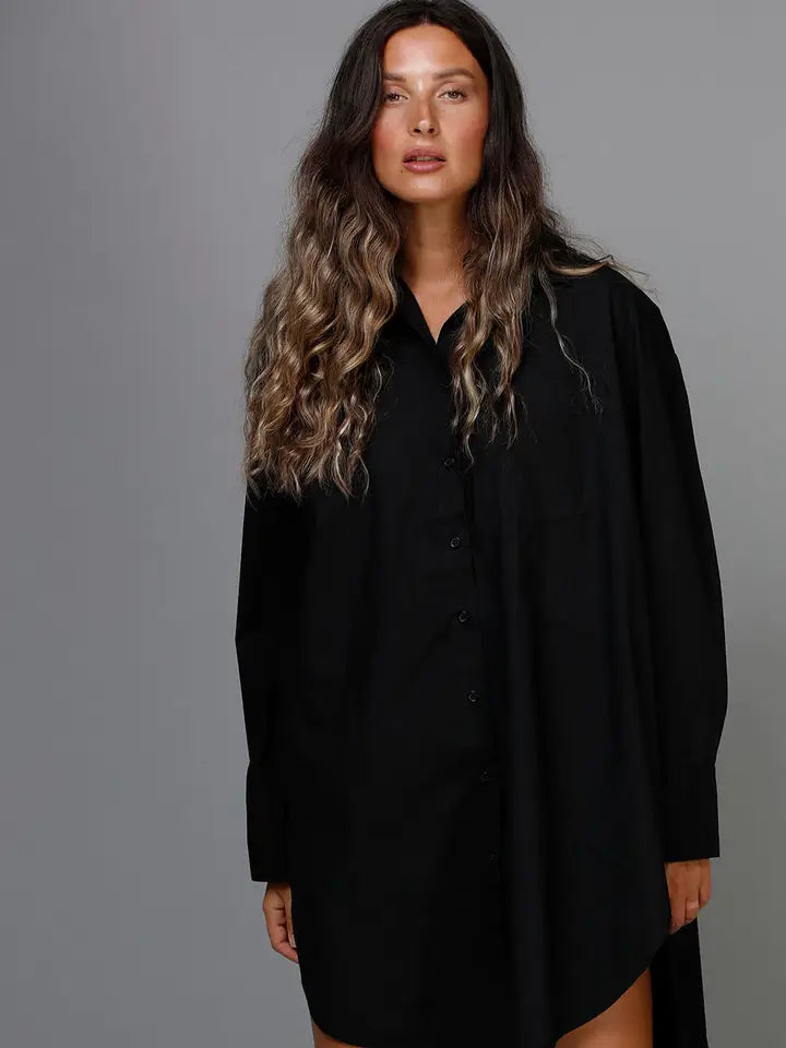 Boyfriend Oversized Cotton Shirt ONE SIZE