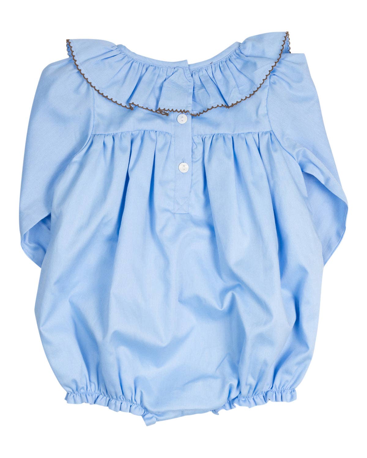 Light Blue Hand Embroidered Turkey Bubble