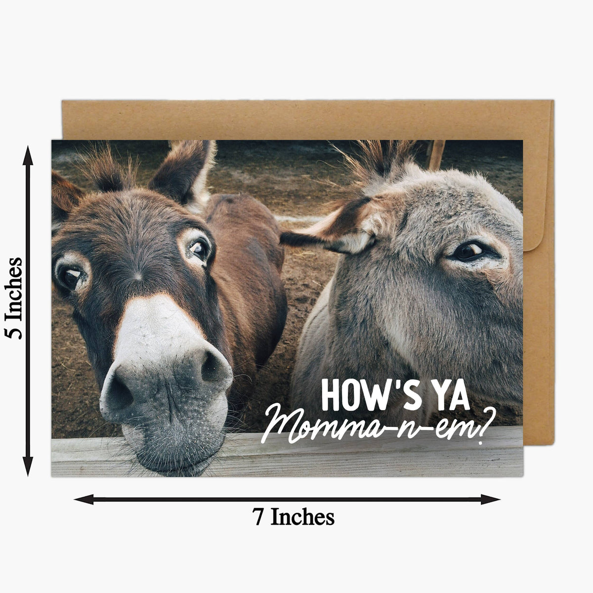 How's Ya Momma-N-Em Greeting Card