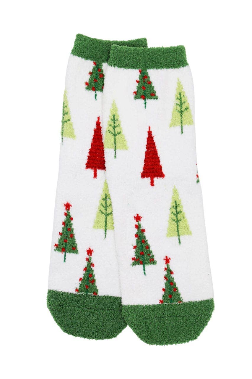 Fuzzy Christmas Socks