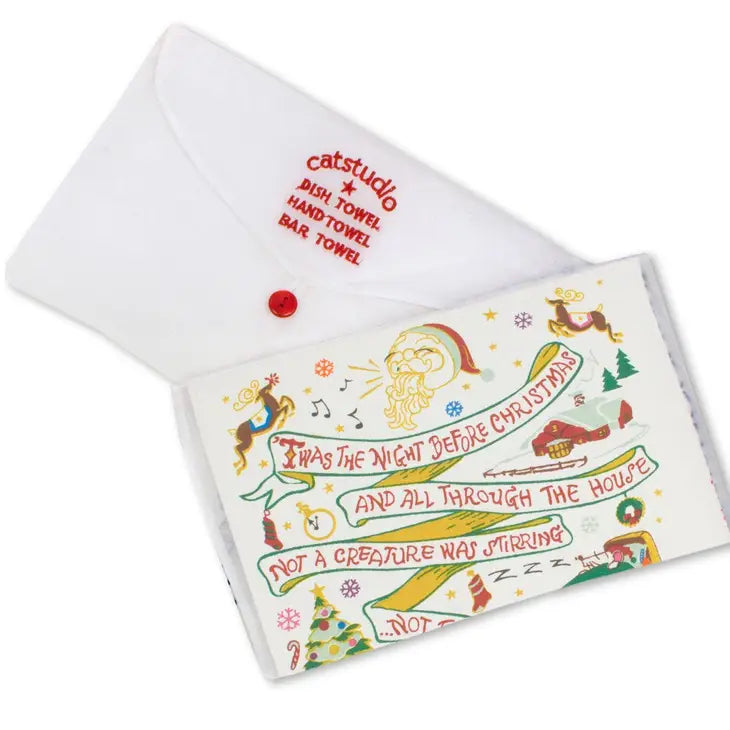 Dish Towels - Framed Embroidery Rick-Rack  (ALL AREAS)