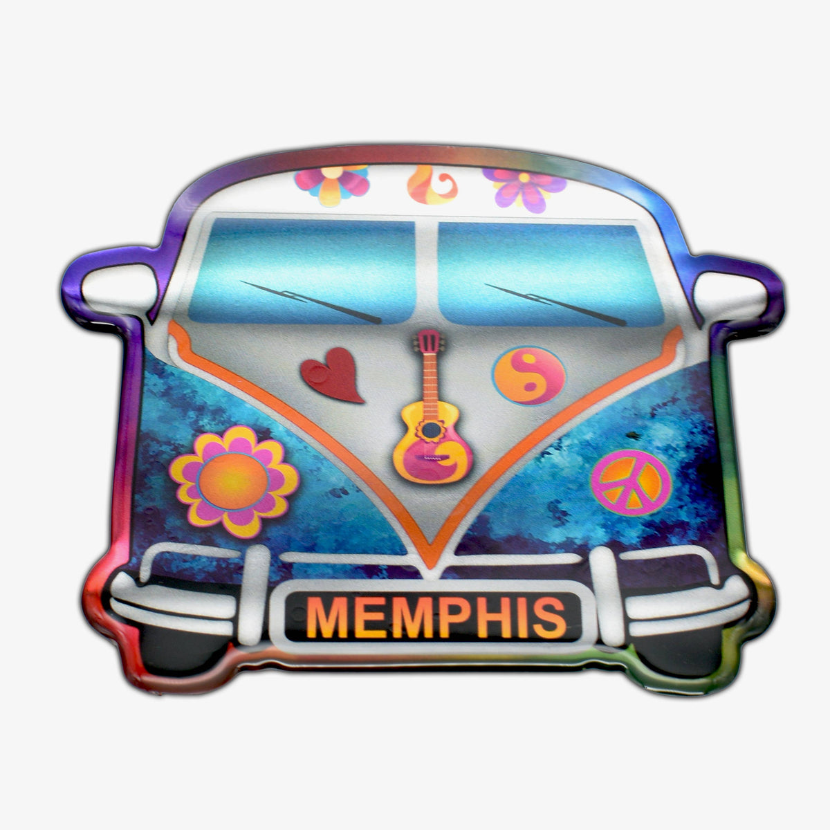 Memphis Sticker - Hippy Van Puffy