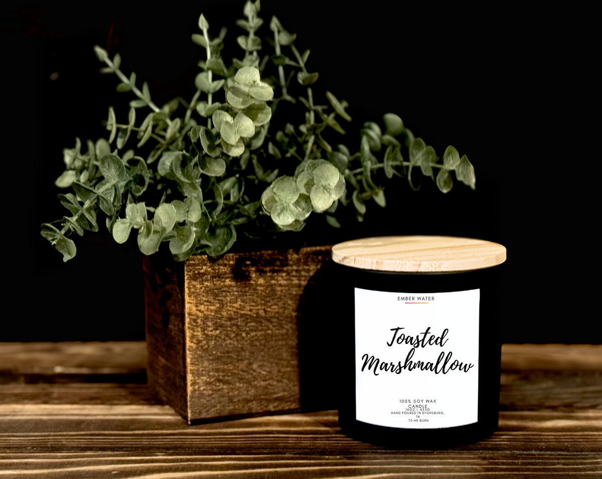 Toasted Marshmallow 16 oz 100% Soy Candle