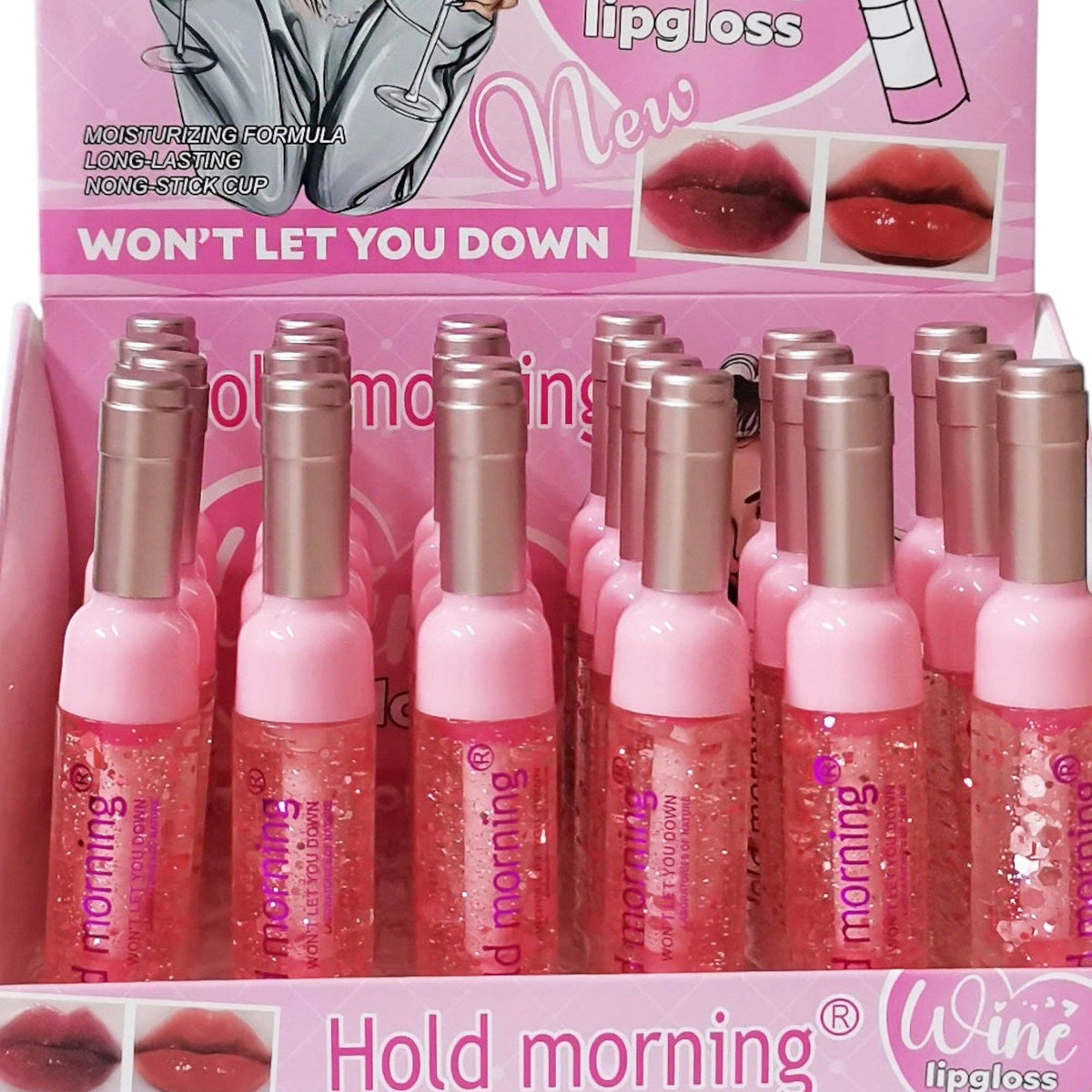 Hold Morning Wine Bottle Lip Gloss