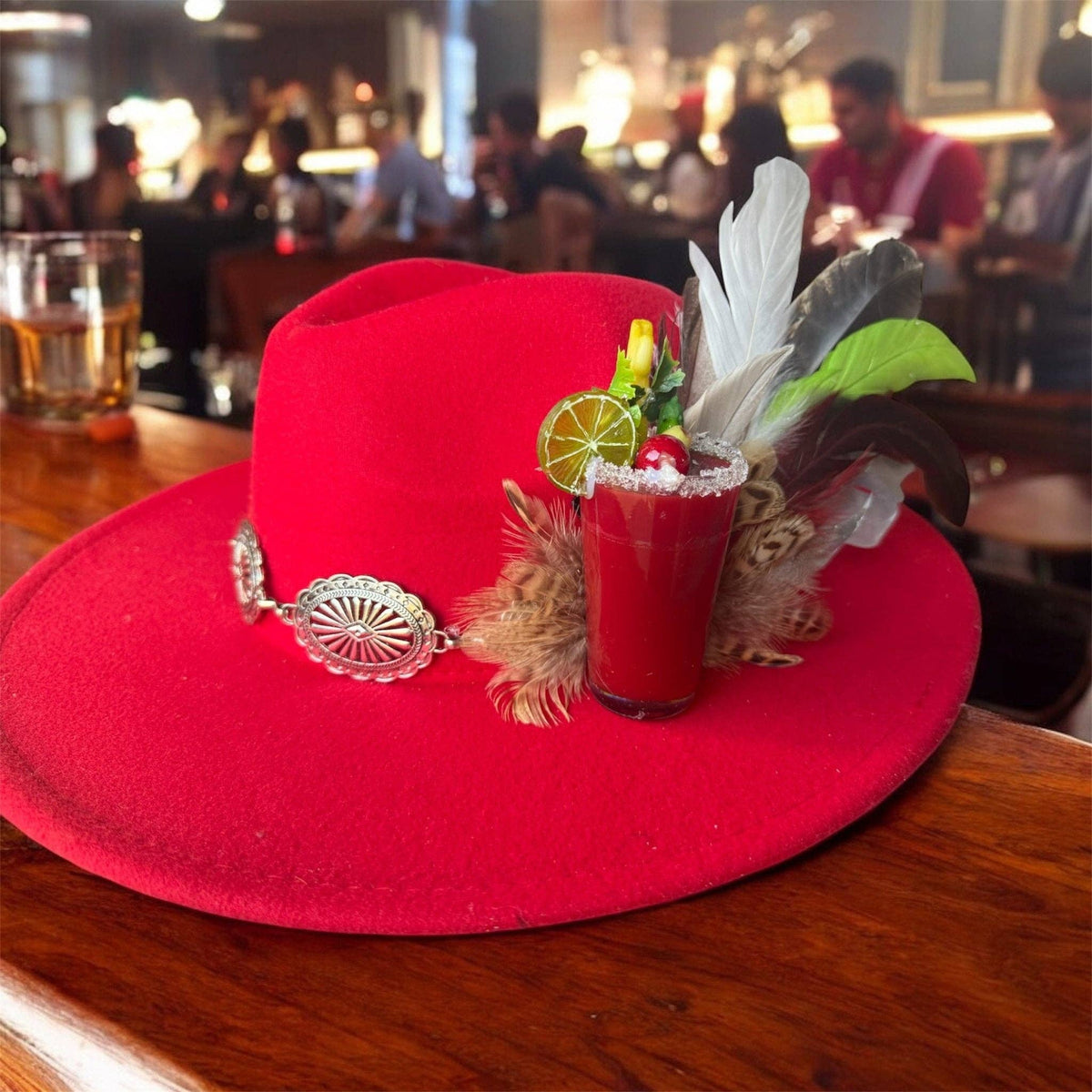 Bloody Mary Mornin Hat Fascinator