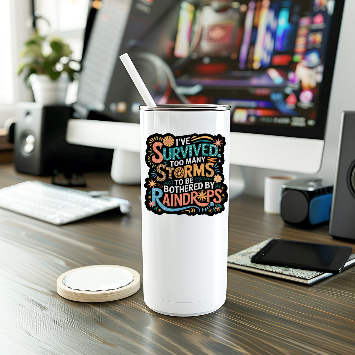 I've Survived Too Many Storms Vinyl Sticker