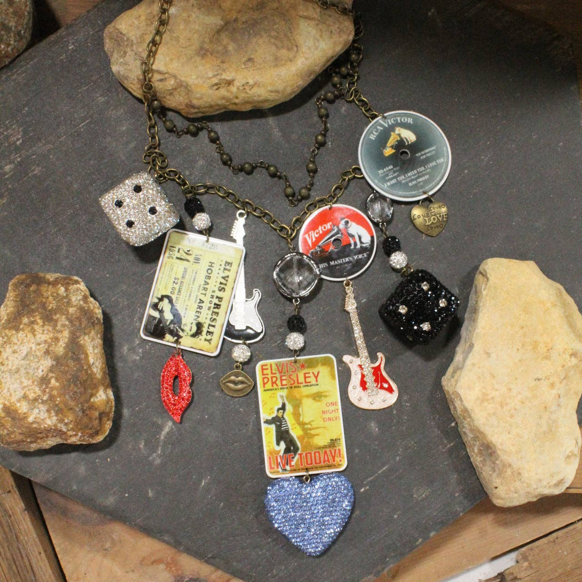 Elvis A Chart Topper Layered Necklace