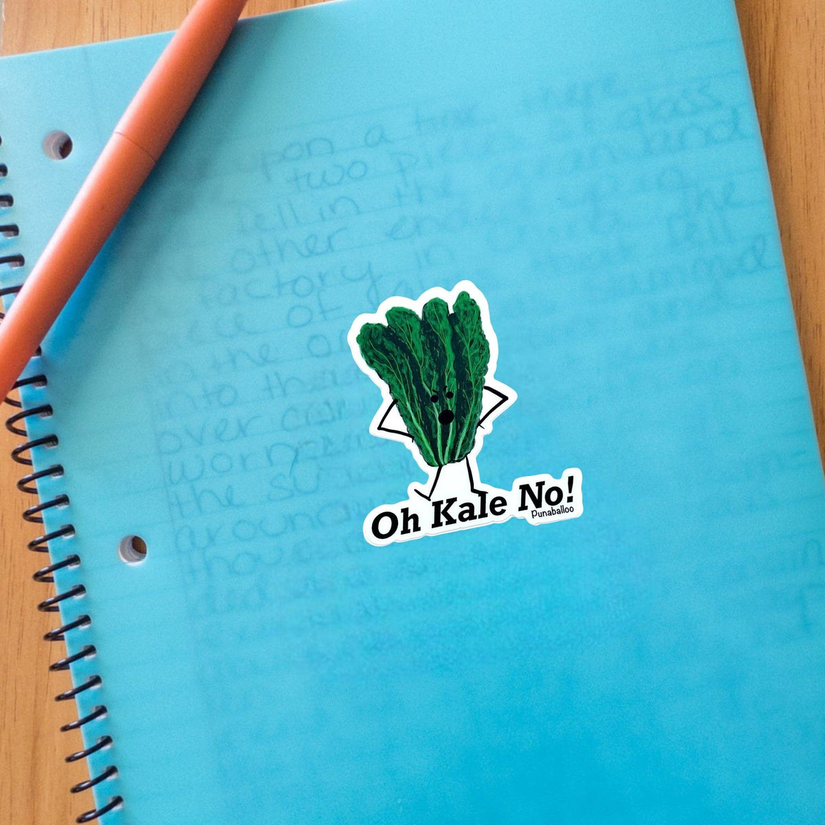 Oh Kale No! 3" Vinyl Kale Pun Sticker