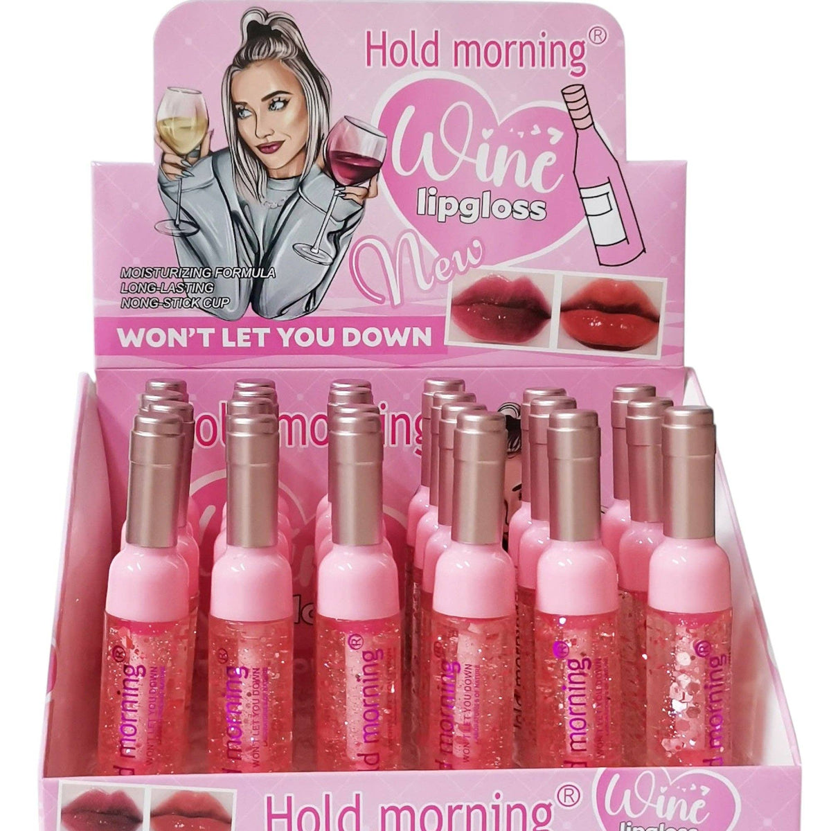 Hold Morning Wine Bottle Lip Gloss