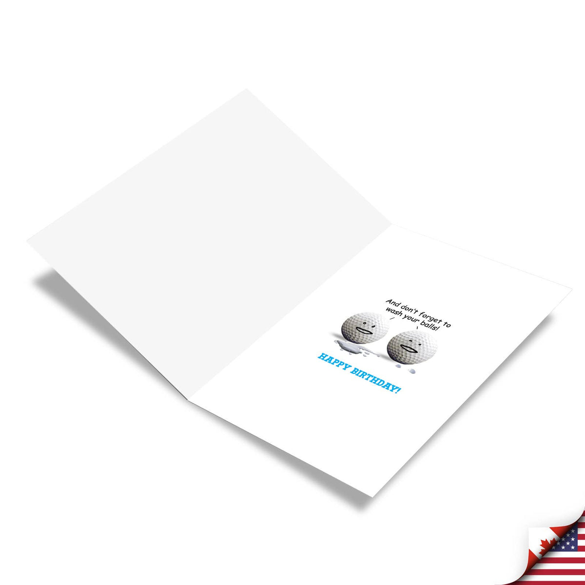 Golfing Tips Funny Birthday Greeting Card