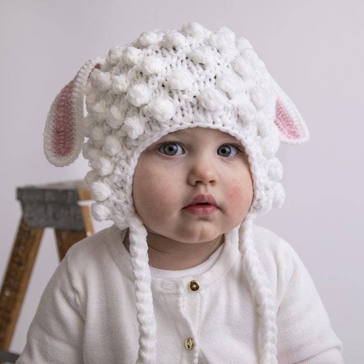 Lambkin Beanie Hat: L (2-6 Years)