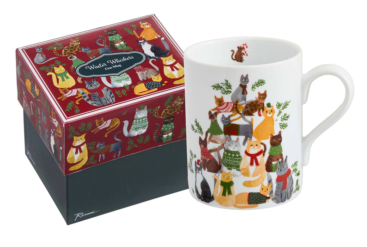 Holiday Pets Winter Whiskers Mug