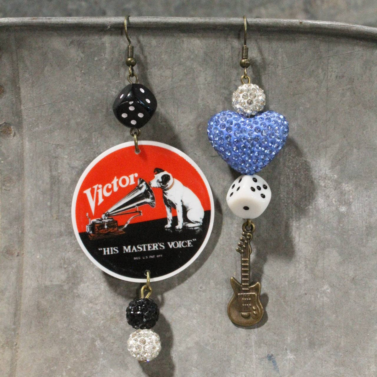 Elvis A Chart Topper Dangle Earrings