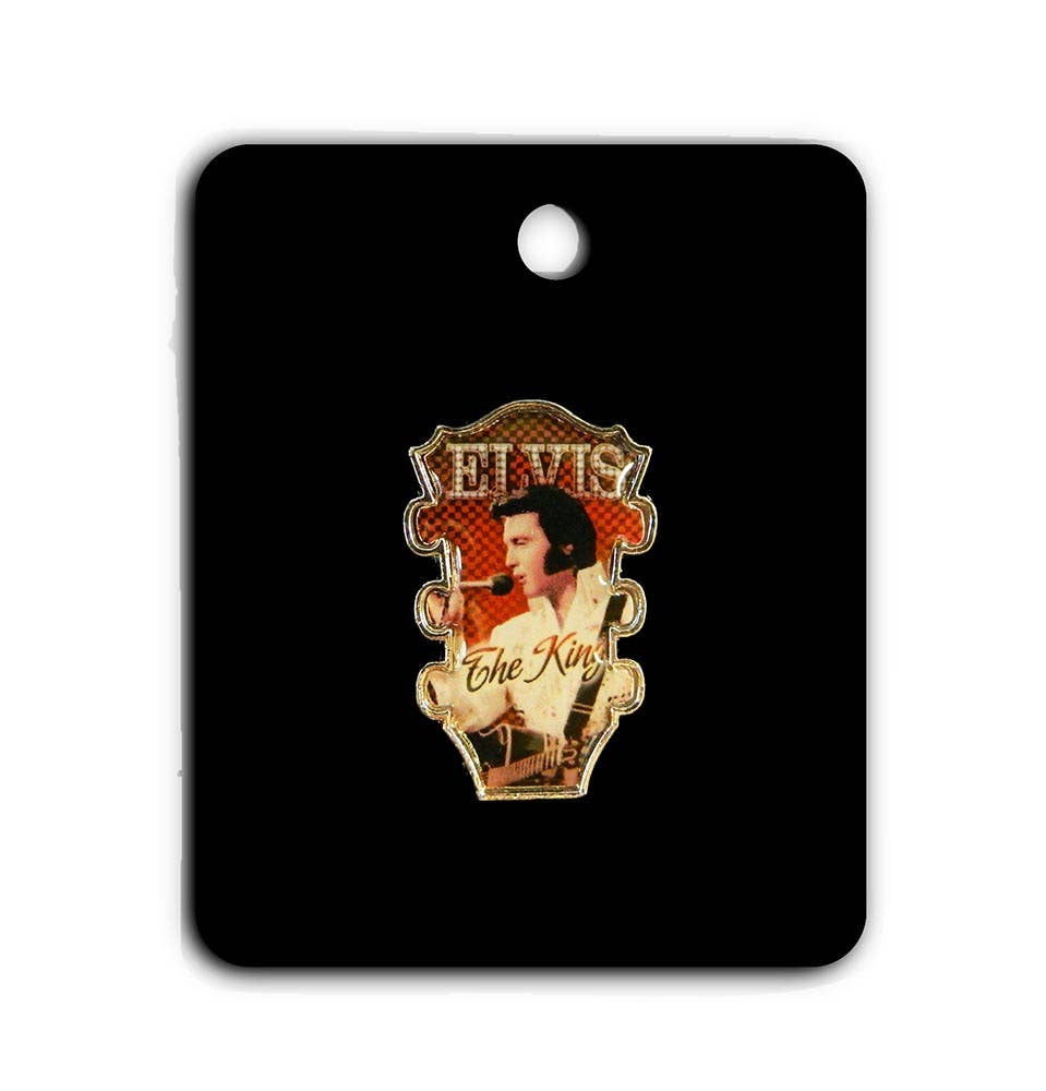 Elvis Lapel Pin - The King Guitar