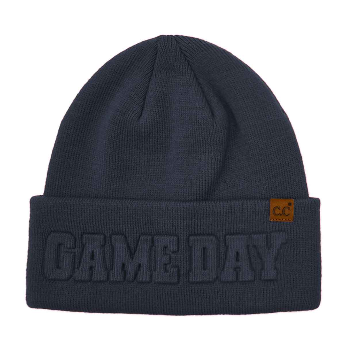 Gameday Embossed Cuff Beanie