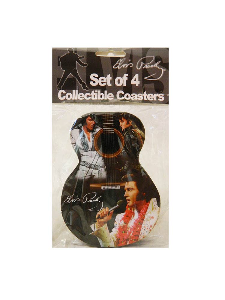 Elvis Coasters - Guitar Shaped