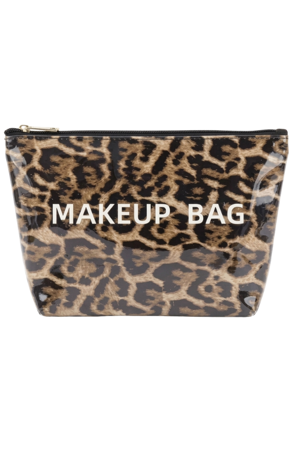 Leopard Print MAKEUP BAG