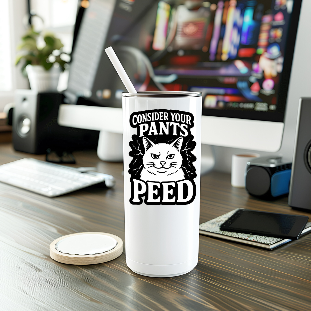 Funny Consider Your Pants Peed Vinyl Sticker