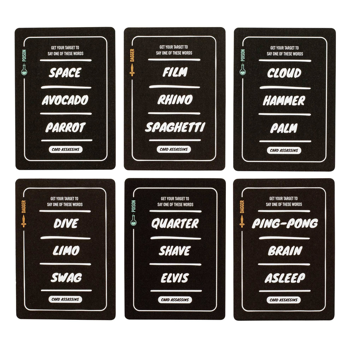 Card Assassins: A Party Game - Stocking Stuffer