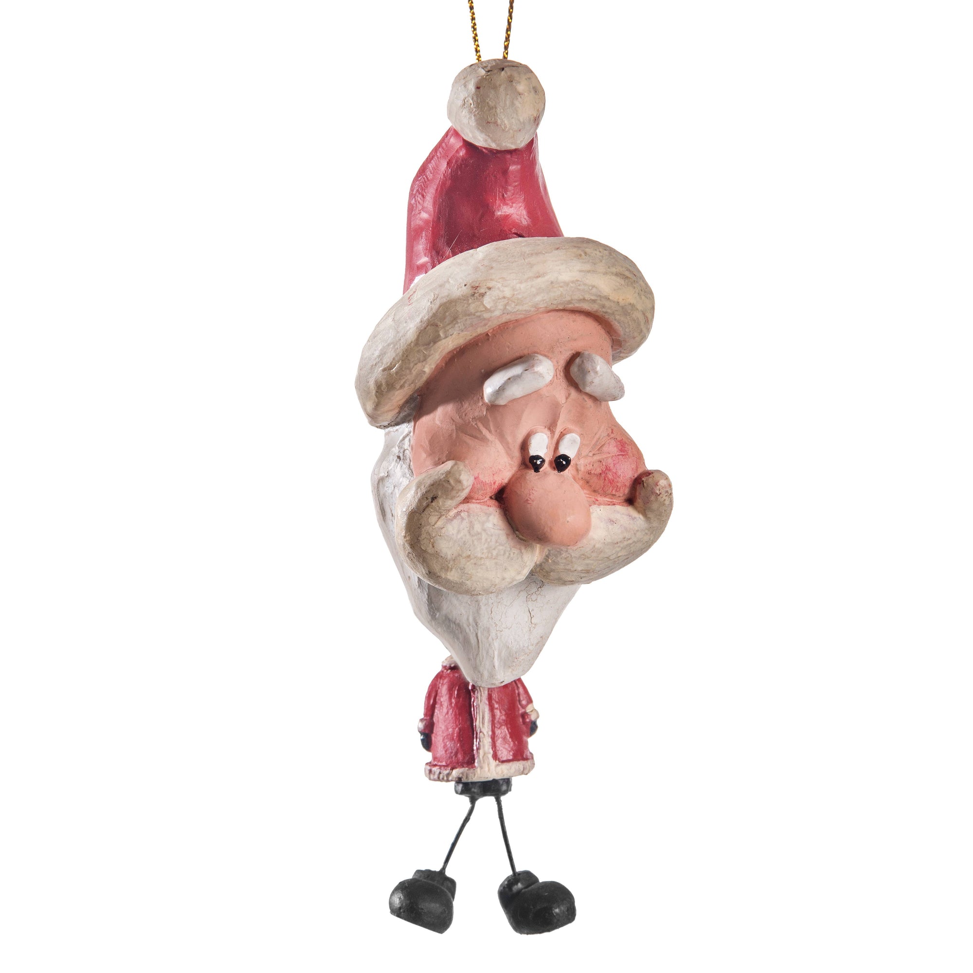 Santa Ornament With Smooth Beard By Bert Anderson | Bac 020