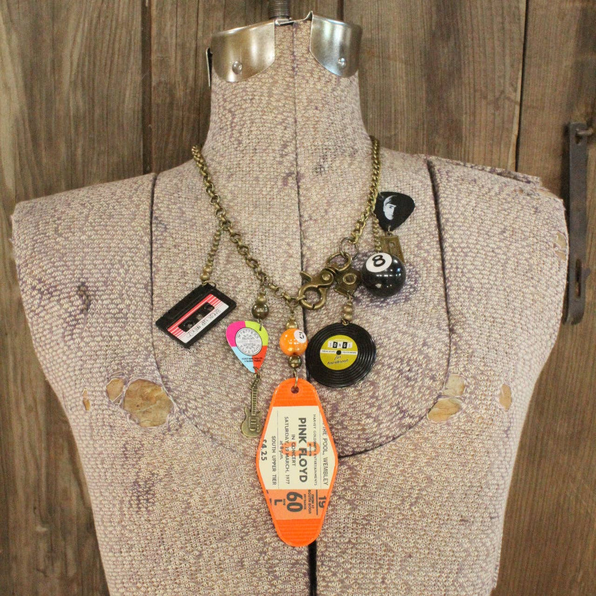 I Love Rock N Roll Charm&#39;d Necklace