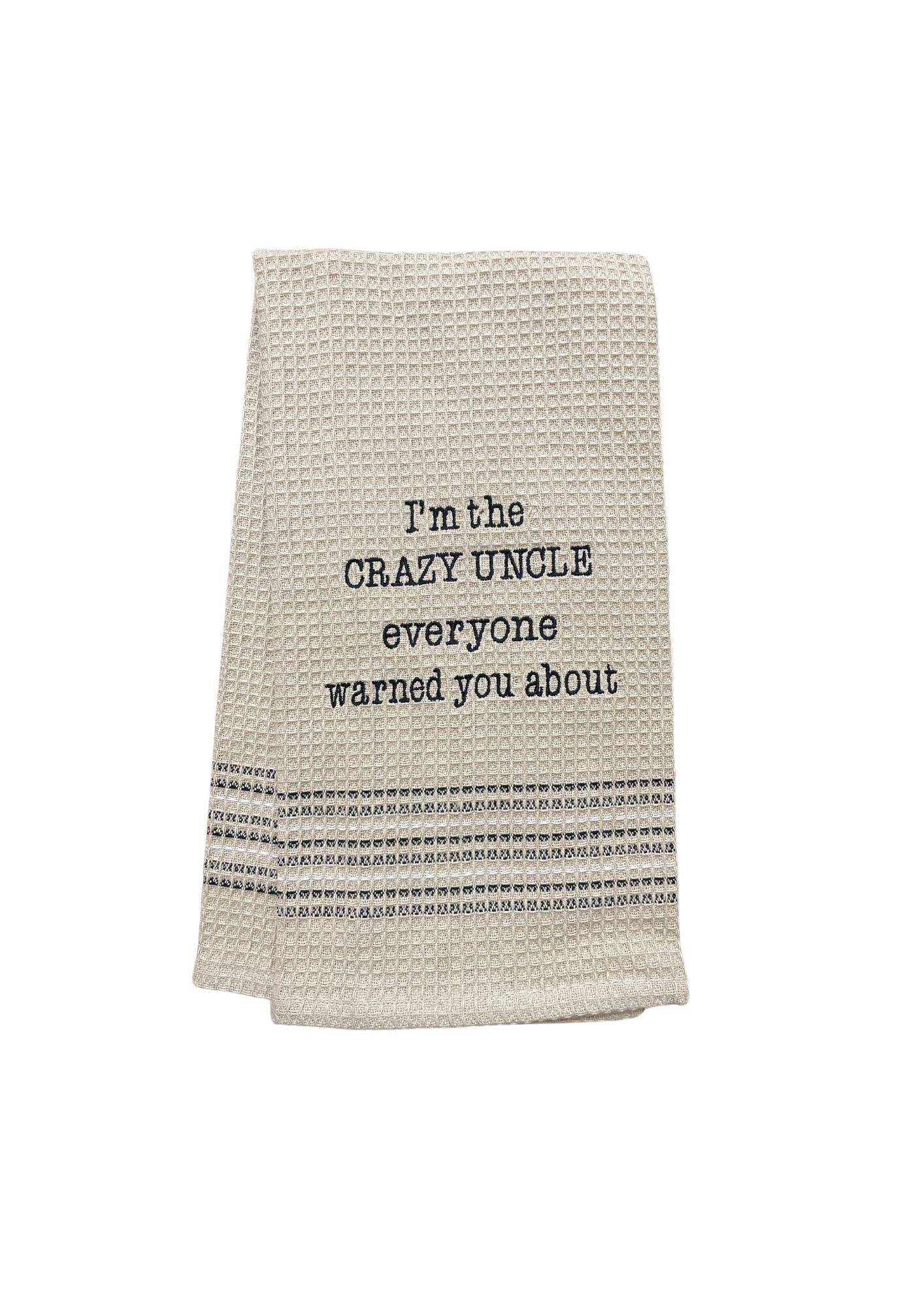 CRAZY UNCLE DISHTOWEL-