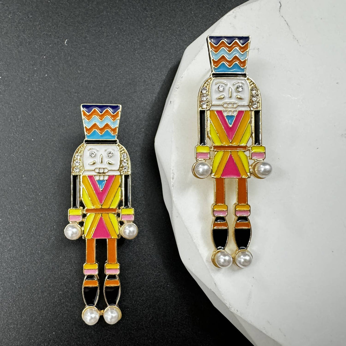 Nutcracker Alloy Earrings
