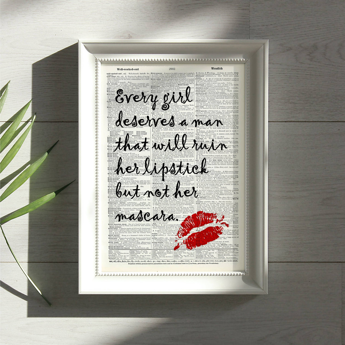 Art | Dictionary Page | Vintage | Every Girl Deserves