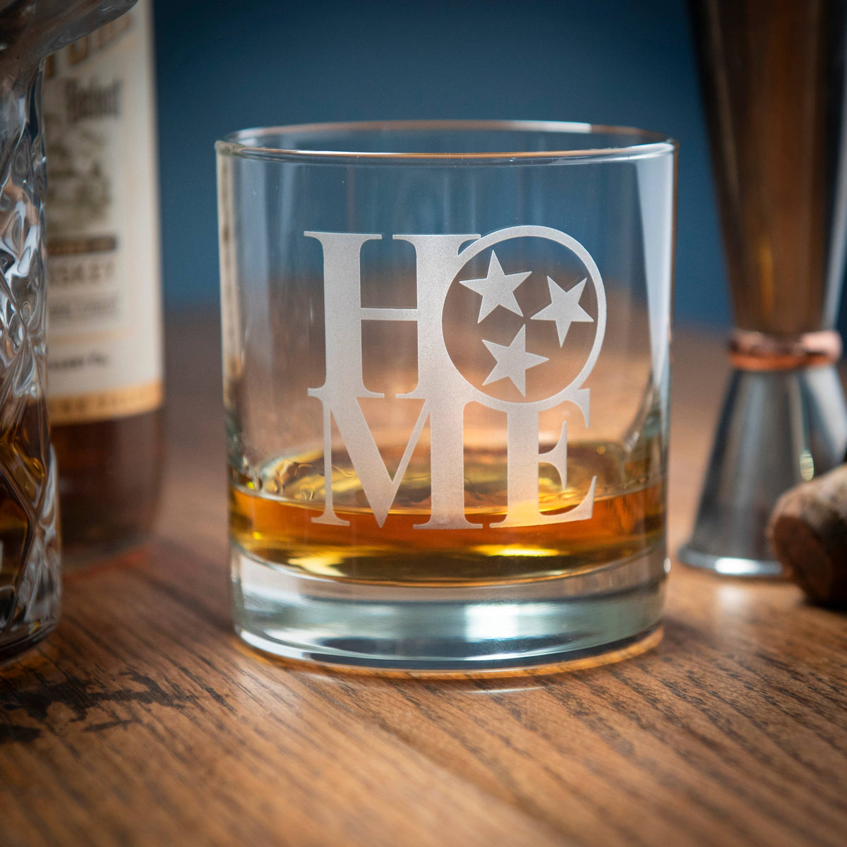 Tennessee Home Whiskey Glass: 13oz DOF