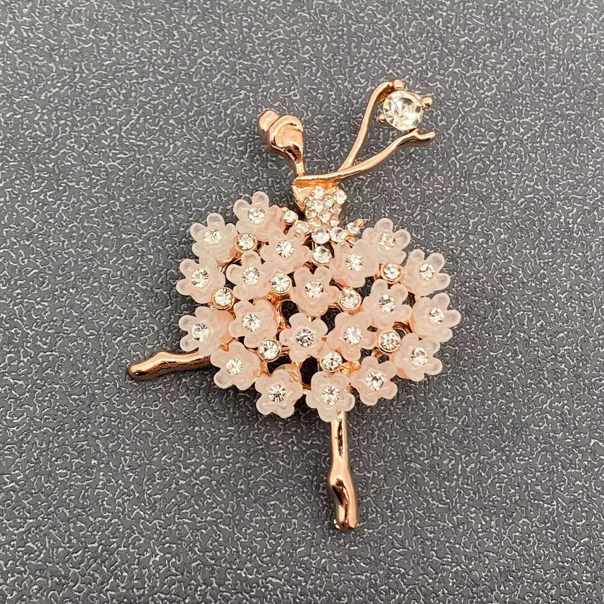 Elegant Ballet Girl Brooch