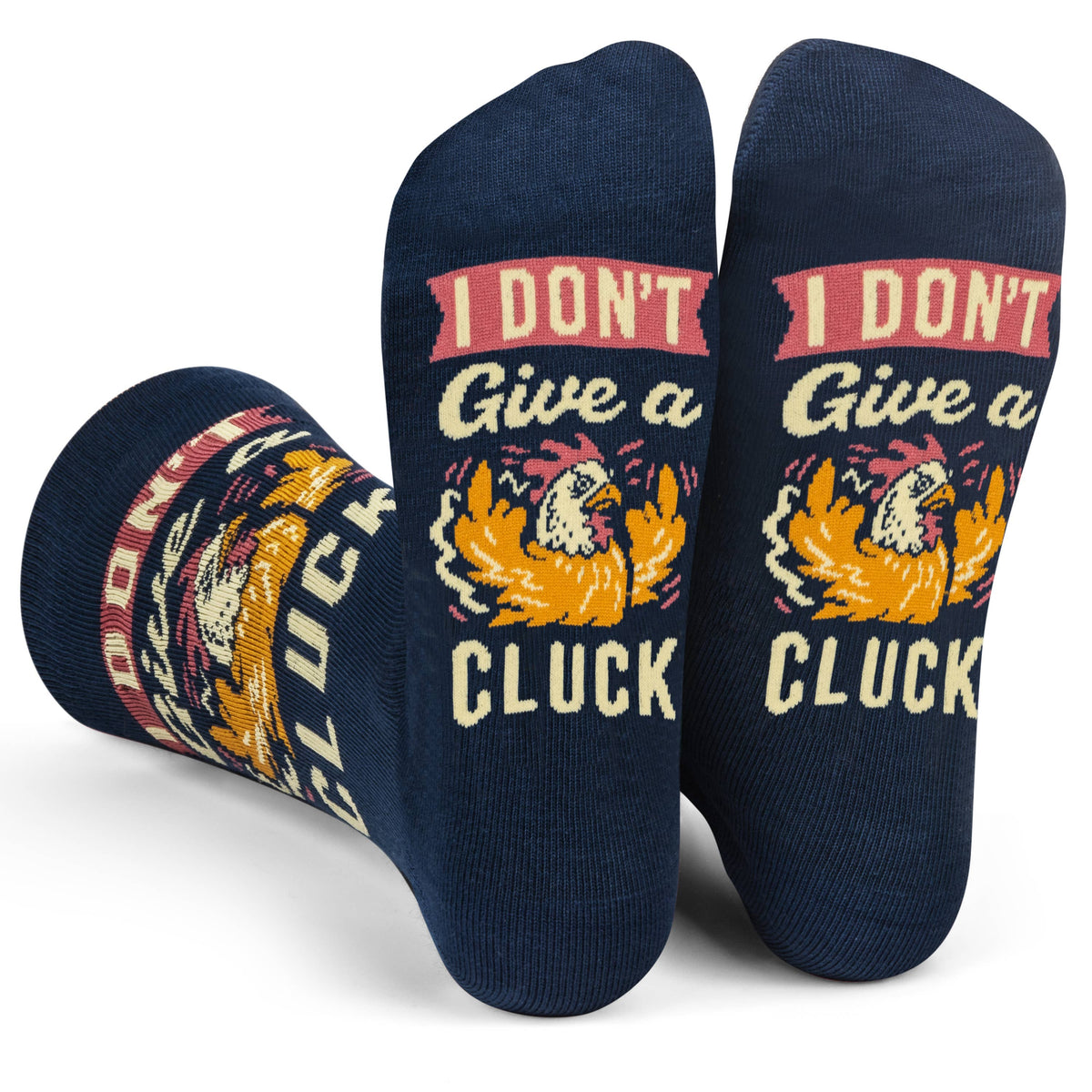 I Don't Give a Cluck Chicken Socks