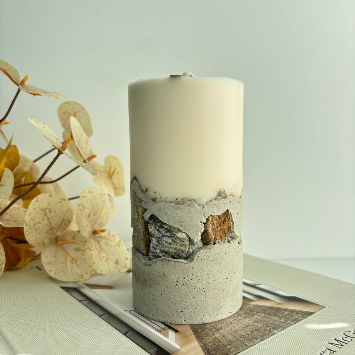Concrete Pillar Candles | Candle  BEAUTIFUL and UNIQUE