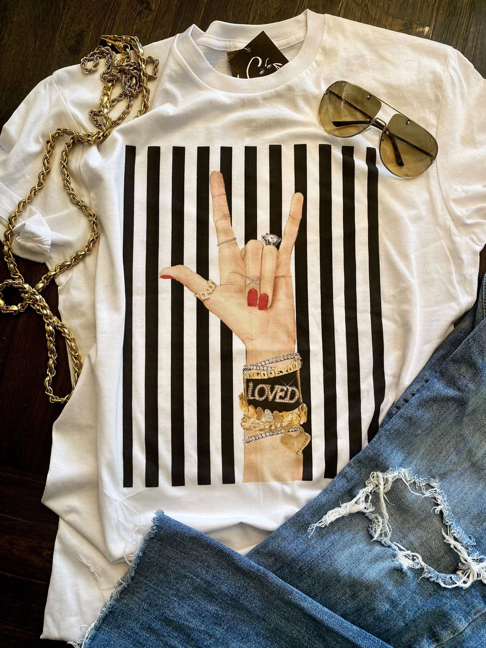 Loved Graphic Tee, Valentines Day t-shirt, sweatshirt: 2-XL / Unisex Tee