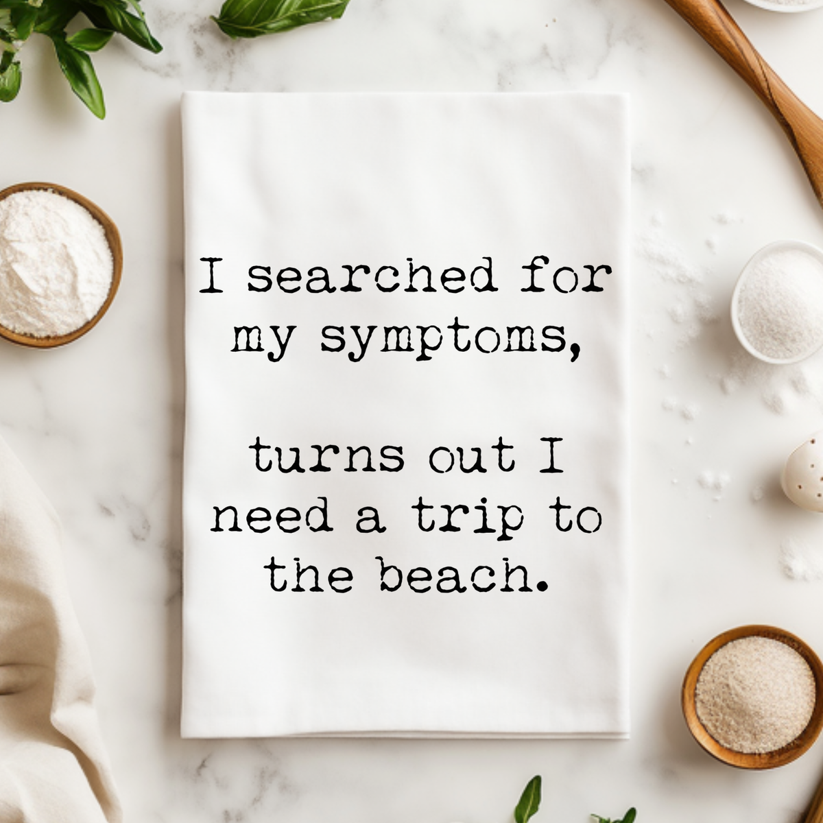 I Need a Trip to the Beach - Funny Kitchen Towels