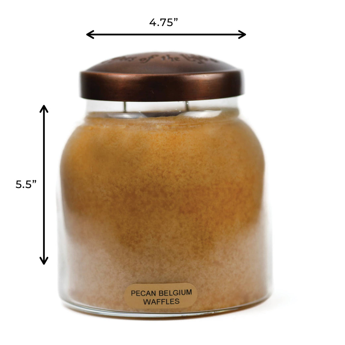 Pecan Belgium Waffles – 34oz Strong Scented Gift Candle