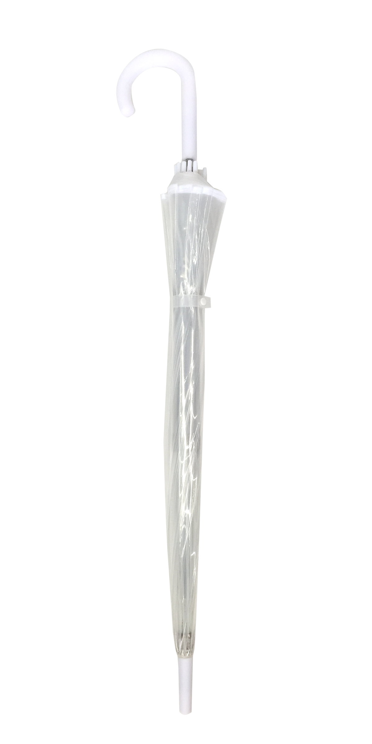 Large Transparent White Border Umbrella - Wedding