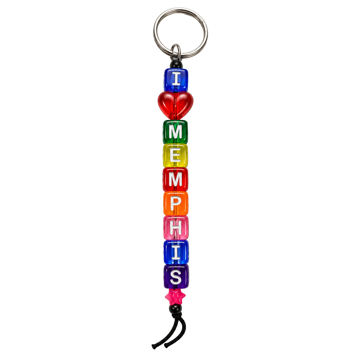 Memphis Keychain - Block Dice