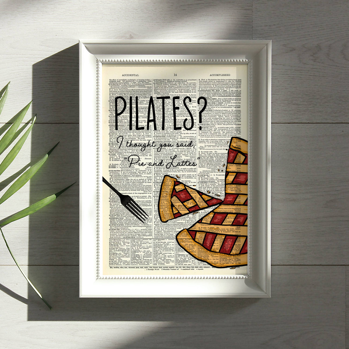 Art Print Dictionary Page | Vintage | Pilates?