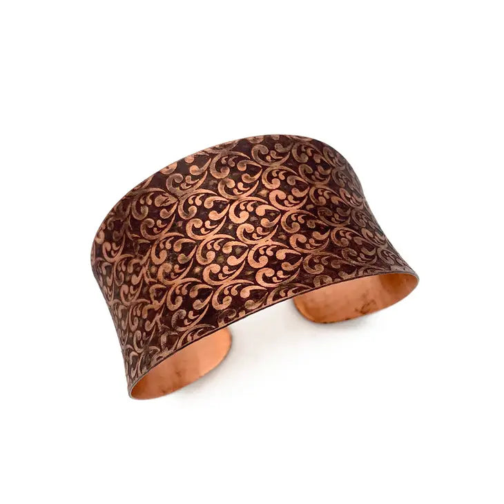 Copper Patina Cuff Bracelet