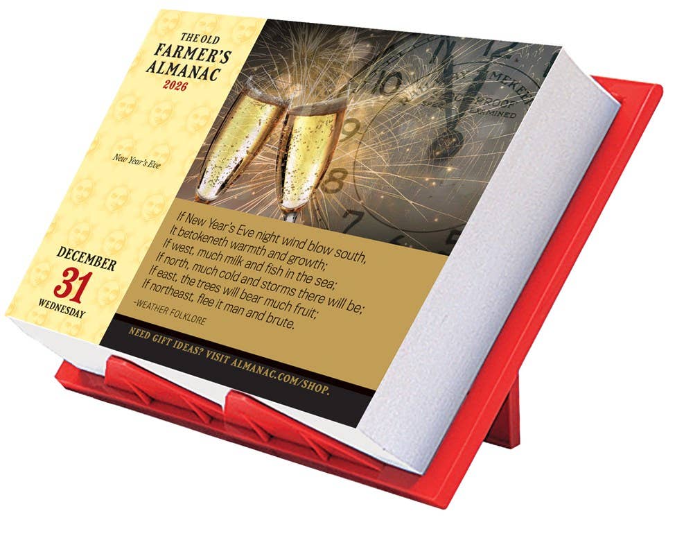 2026 Old Farmer's Almanac Everyday Box Calendar