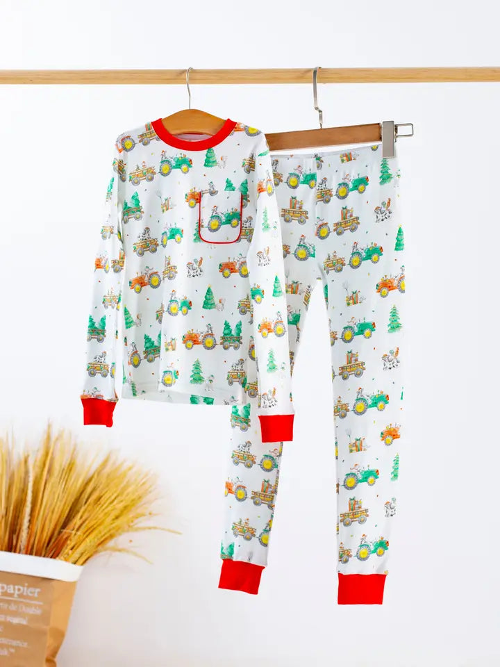 MOO-Y Christmas Kids Organic Cotton Pajama Set, PLUS other items