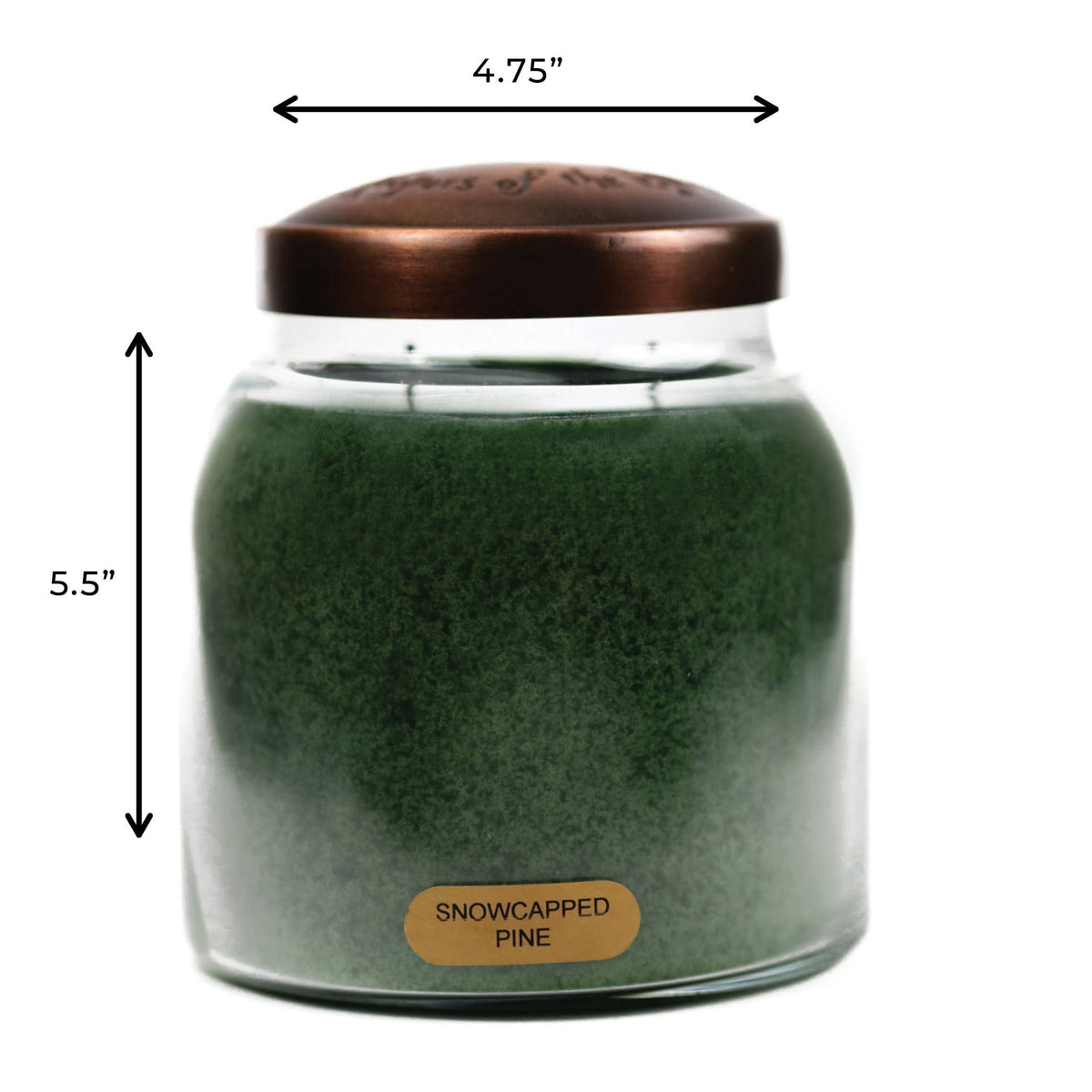 Snowcapped Pine KOTL Papa Candle (34oz.) – Snowcapped Pine